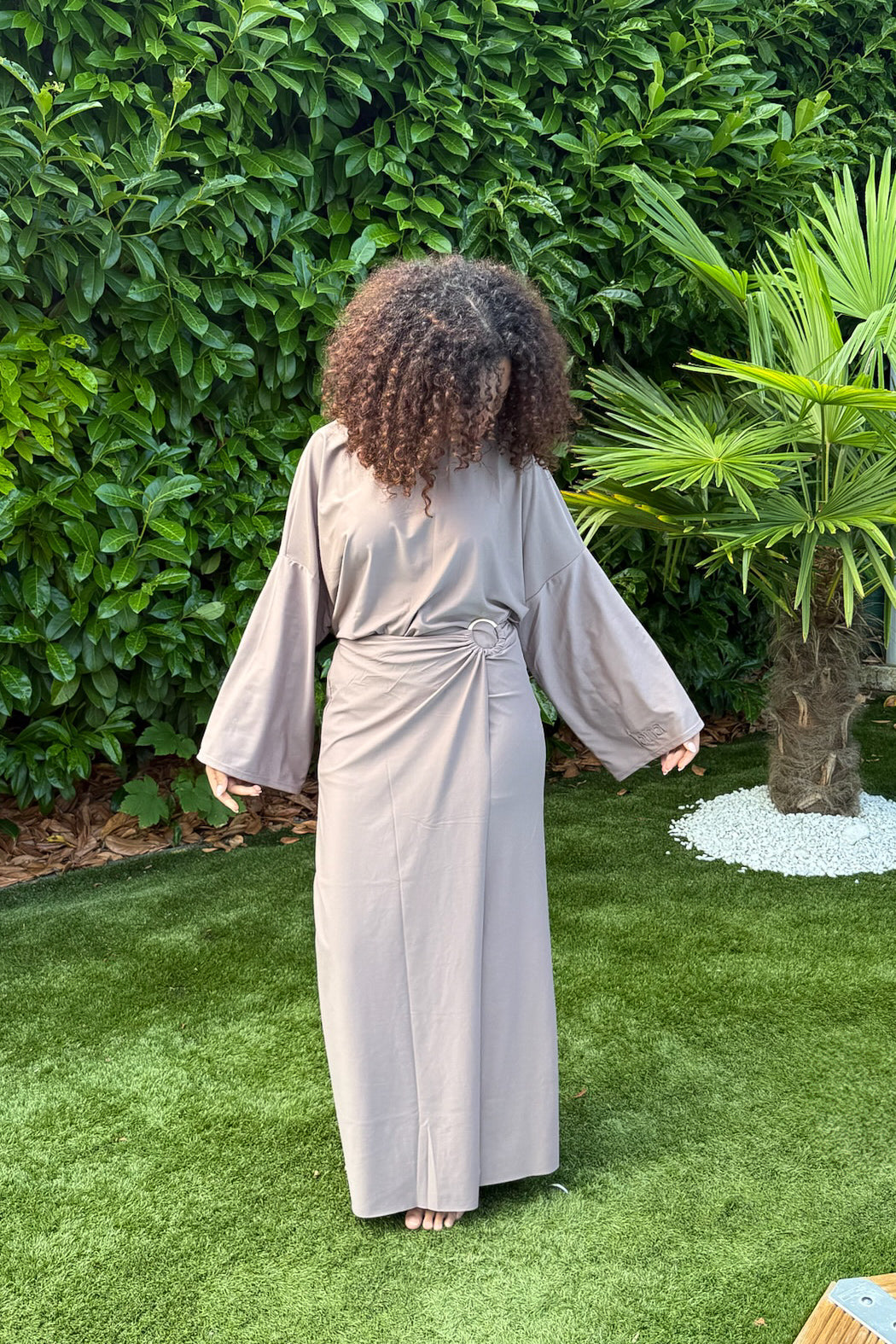 Ensemble jupe de bain - Taupe