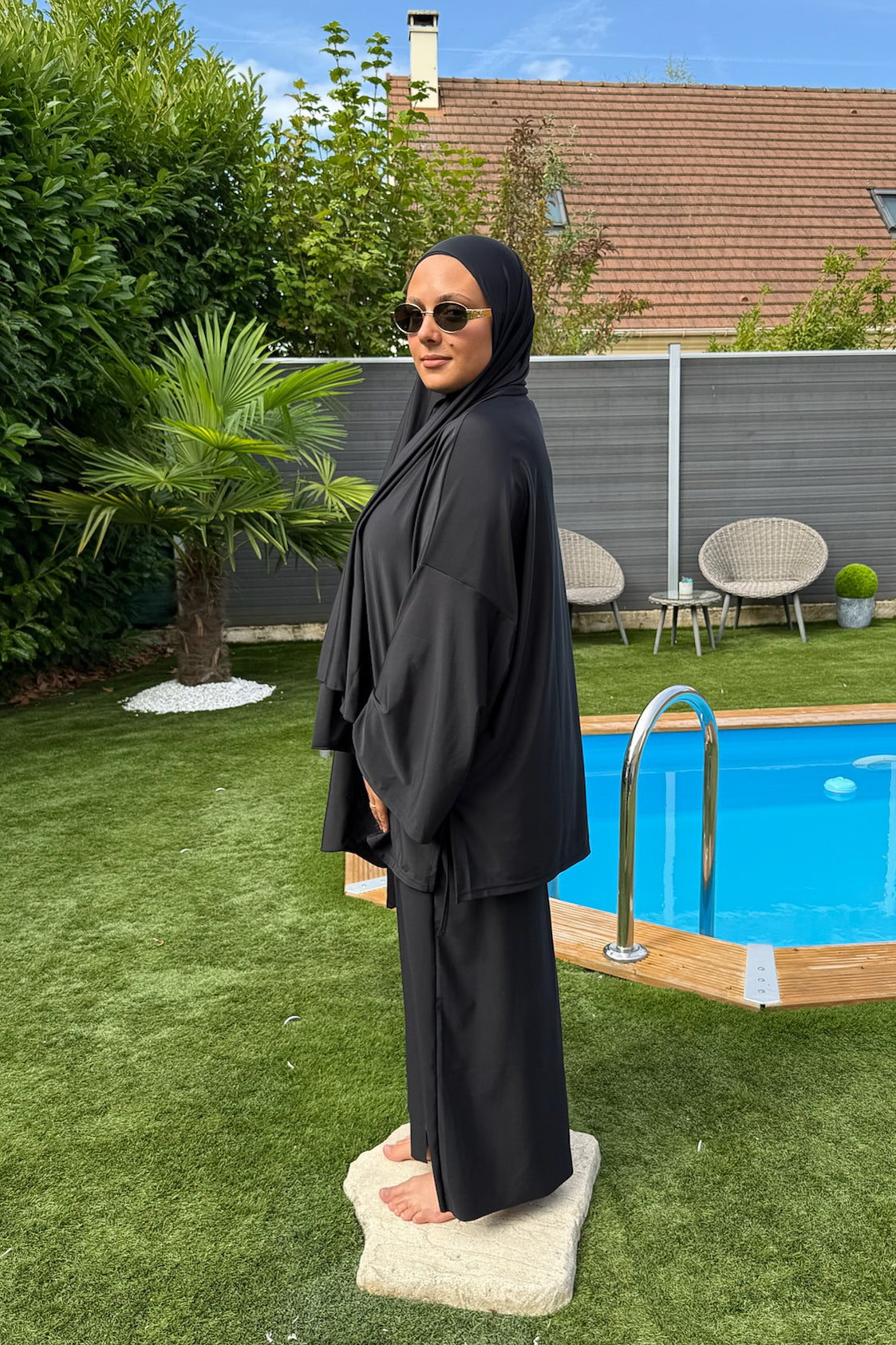 Ensemble jupe de bain - Noir