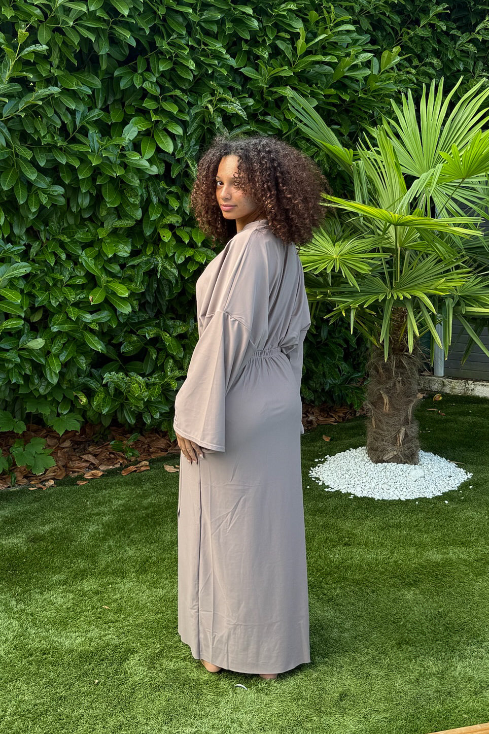 Ensemble jupe de bain - Taupe