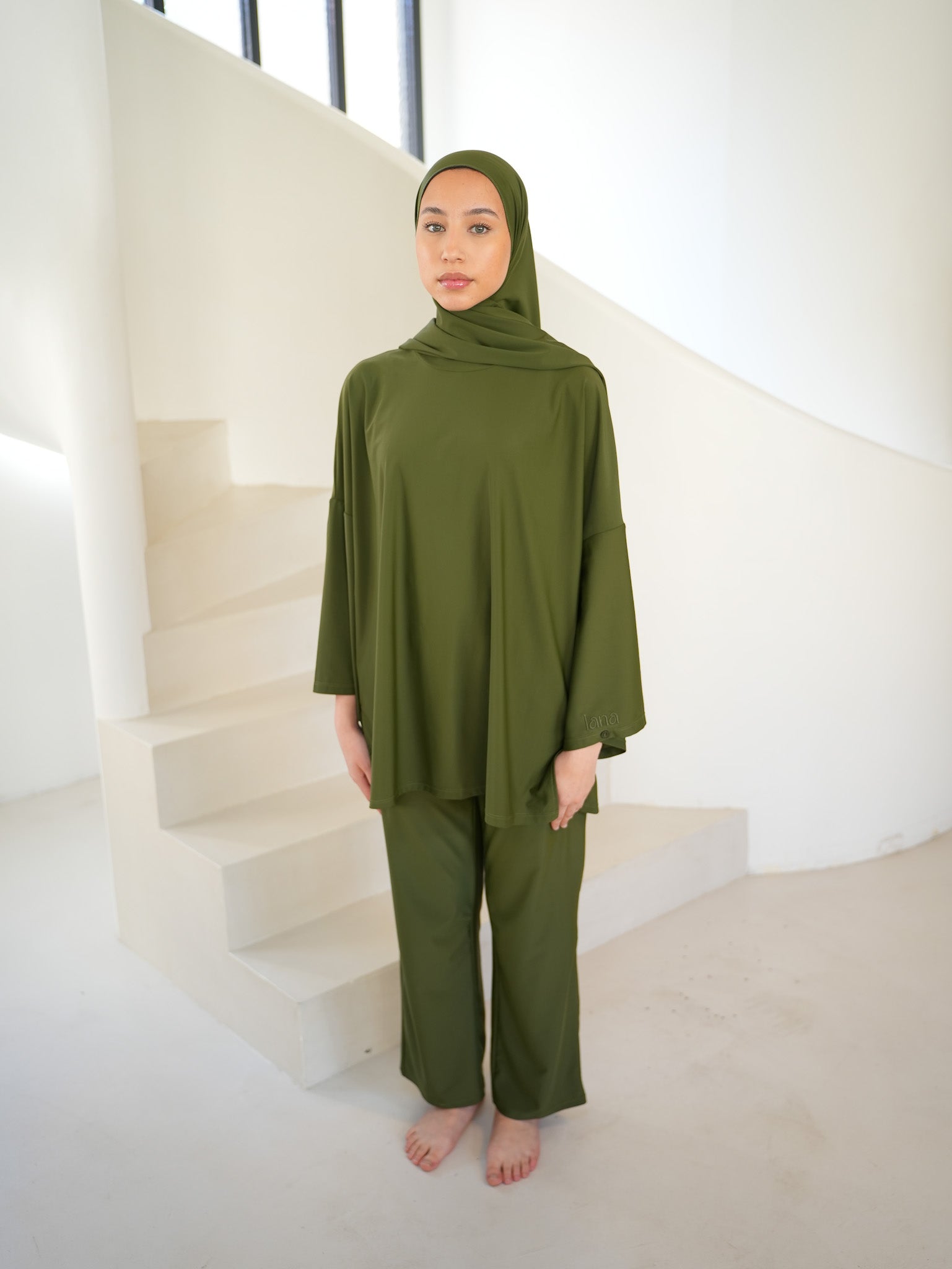 Burkini Premium - Vert olive