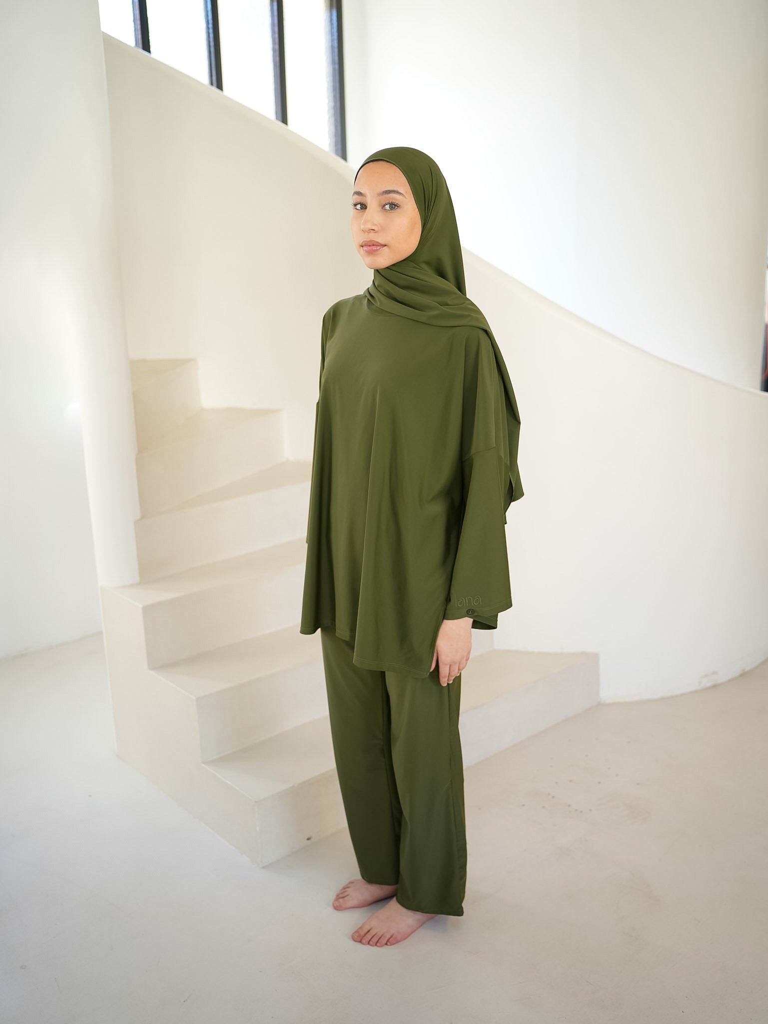 Burkini Premium - Vert olive
