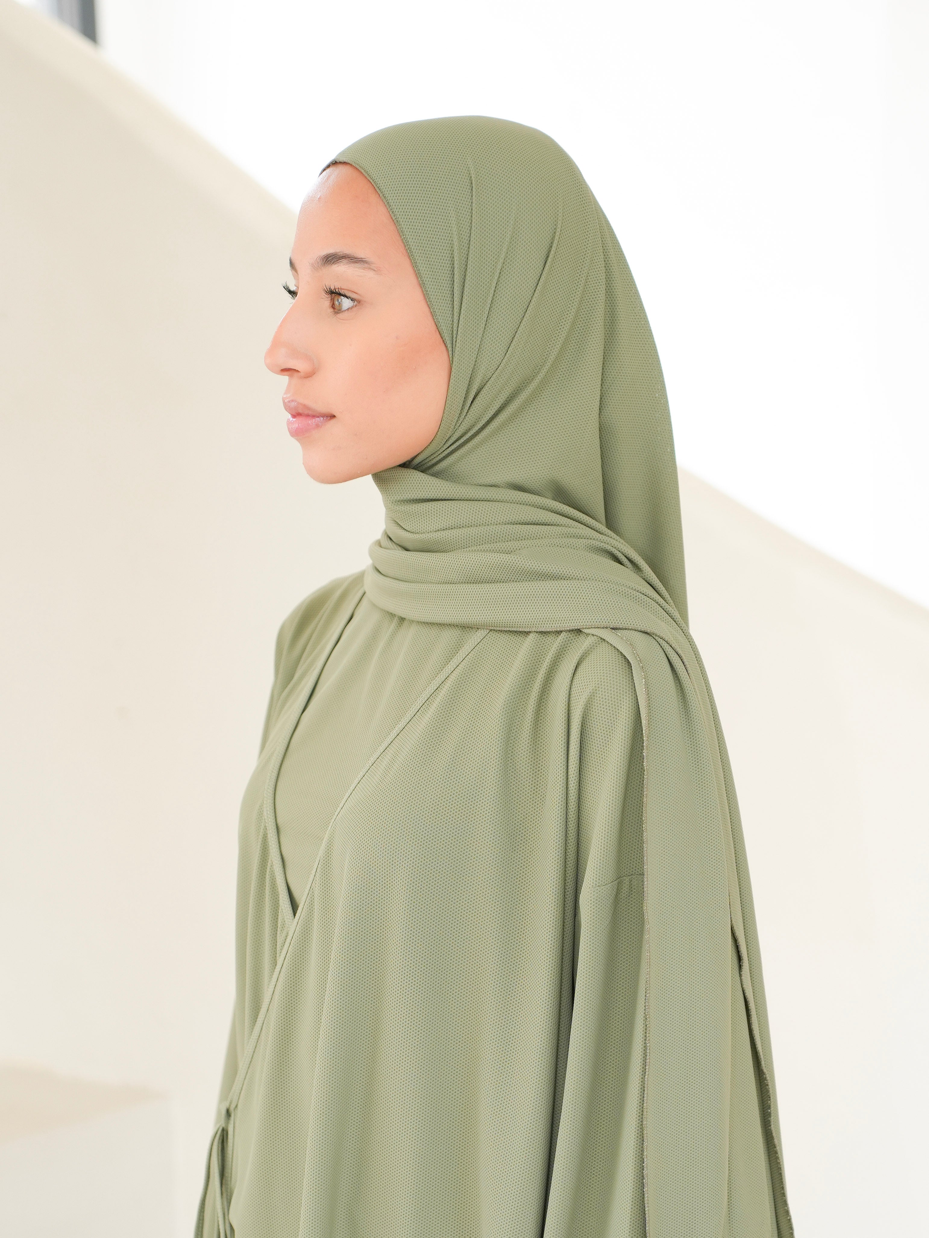Voile - TRANSBRONZANT VERT AMANDE