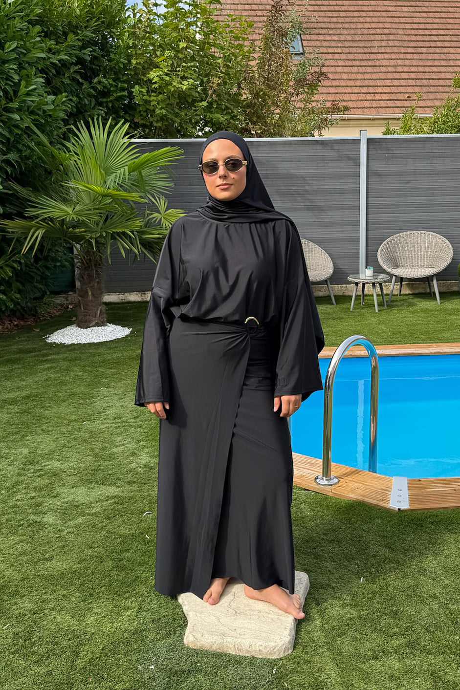 Ensemble jupe de bain - Noir